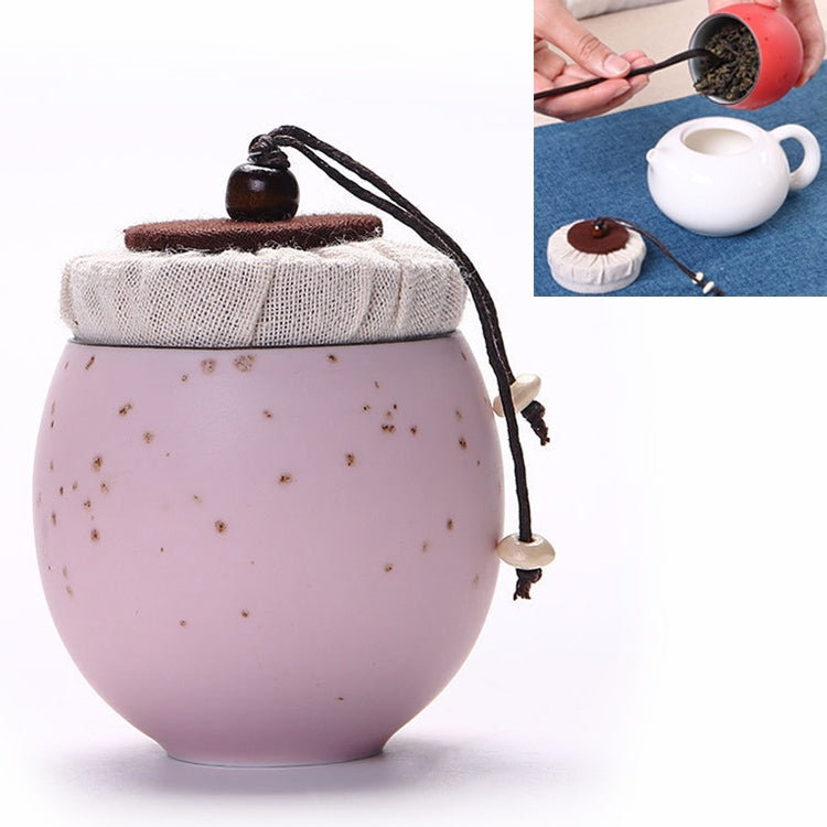 Ceramic Mini Tea Pot Storage Moisture-proof Can Sealed Tea Tank, Single Package