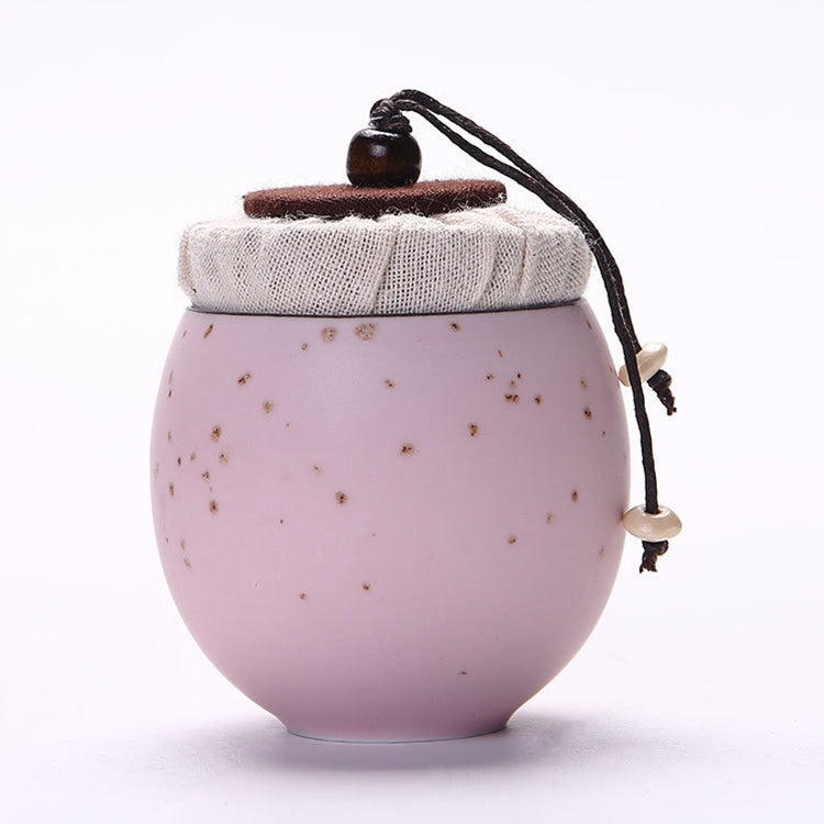 Ceramic Mini Tea Pot Storage Moisture-proof Can Sealed Tea Tank, Single Package