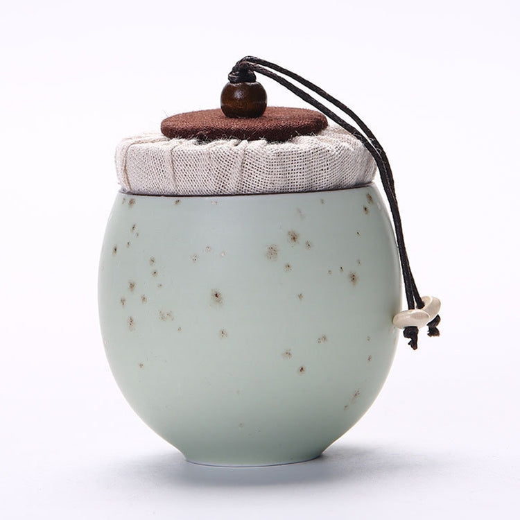 Ceramic Mini Tea Pot Storage Moisture-proof Can Sealed Tea Tank, Single Package