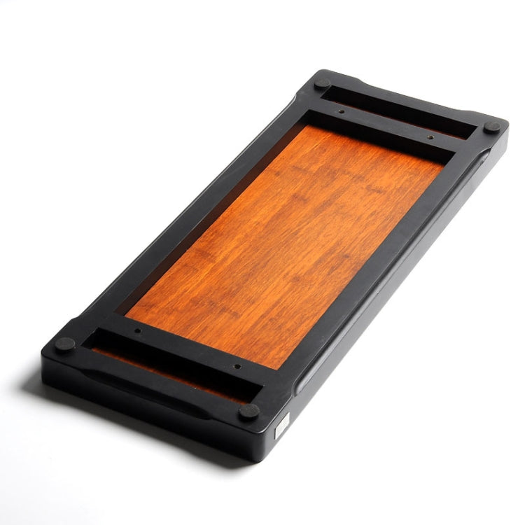 Stripe Rectangular Solid Wood Retain Water Tea Tray, Size: 400 x 200 x 450mm