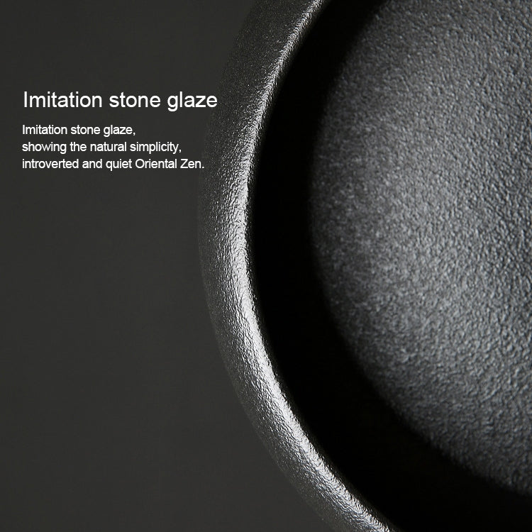 Black Pottery Tea Wash Retro Enamel Type Ceramic Purple Sand Tea Set Accessories