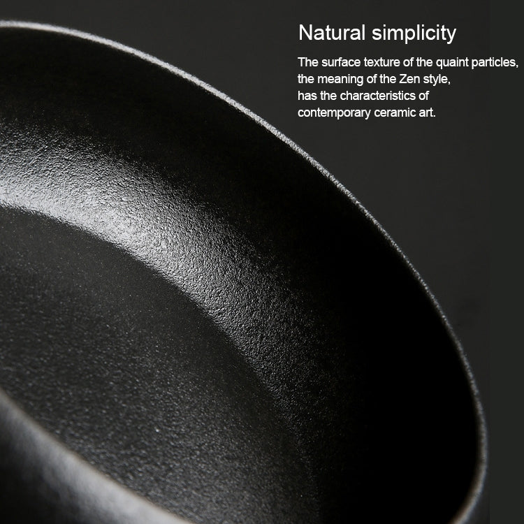 Black Pottery Tea Wash Retro Enamel Type Ceramic Purple Sand Tea Set Accessories