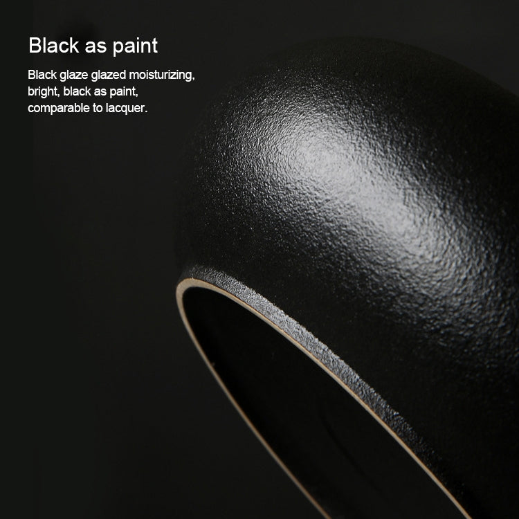 Black Pottery Tea Wash Retro Enamel Type Ceramic Purple Sand Tea Set Accessories