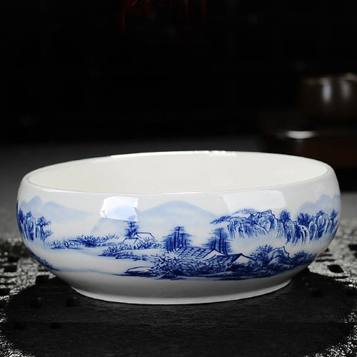 Blue and White Jade Tea Wash Ceramic Tea Wash Tea Accessories