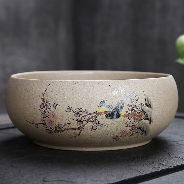 Creative Vintage Stoneware Ceramic Tea Wash Tea Accessories (3)