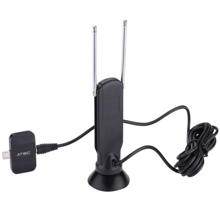 Micro USB Mobile Watch ATSC TV Tuner Stick Receiver with Antenna for Android Phone / Pad, Suitable for North America(Black)