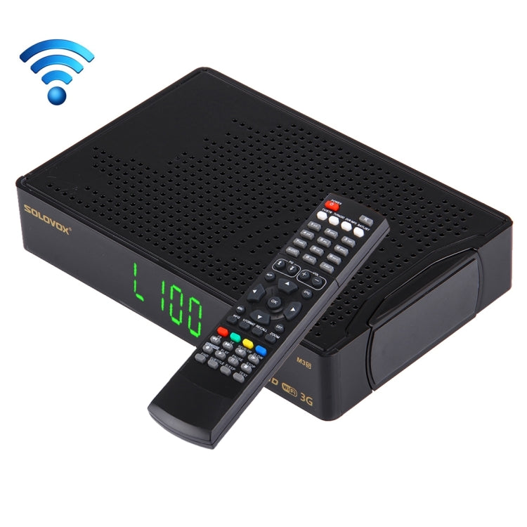 Original SOLOVOX M3S HD Digital Satellite Receiver, Support 1 x USB, USB WiFi & 3G modem / HDMI + AV / YouPorn / Ethernet LAN