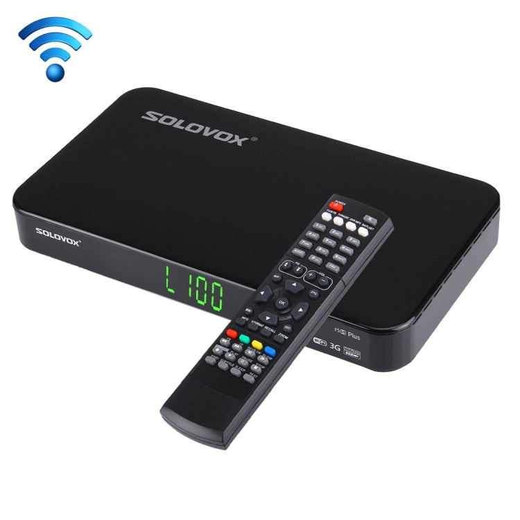 Original SOLOVOX F5S PLUS HD Digital Satellite Receiver, Support 1 x USB, USB WiFi & 3G modem / HDMI + SCART / YouPorn / Ethernet LAN