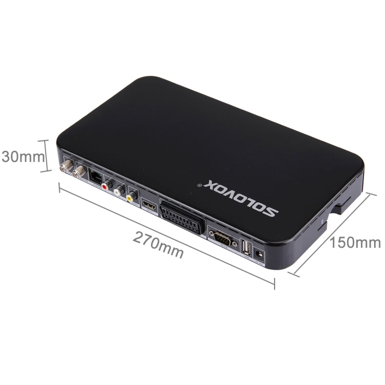 Original SOLOVOX F5S PLUS HD Digital Satellite Receiver, Support 1 x USB, USB WiFi & 3G modem / HDMI + SCART / YouPorn / Ethernet LAN