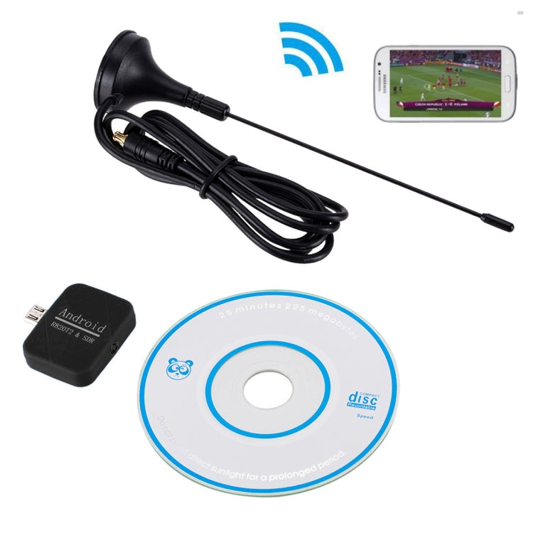 For Android Phones USB Dongle SDR+R820T2 DVB-T SDR TV Tuner Radio Receiver HOT