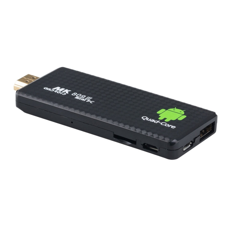 MK809 III Mini PC Android 7.1 TV Stick Dongle, RK3229 Quad Core 1.5GHz, 2GB RAM, 16GB ROM, OTG, HDMI, WiFi, Host, Bluetooth(Black)