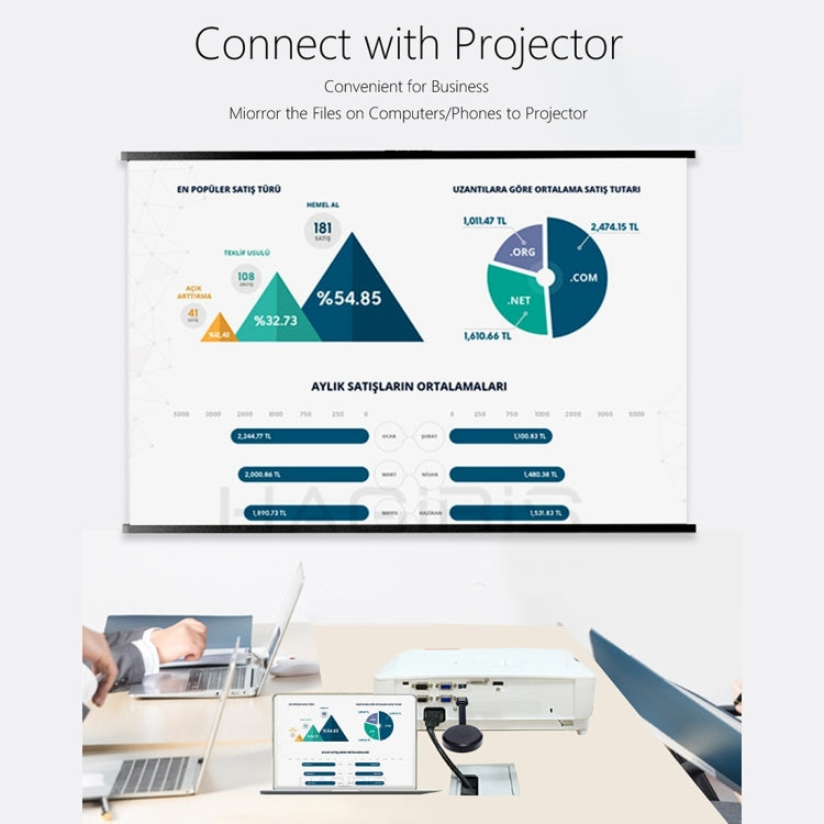 WeCast A28 Wireless WiFi Display Dongle Receiver Airplay Miracast DLNA 1080P HD TV Stick, RK3036 Dual Core Cortex A7(Black)