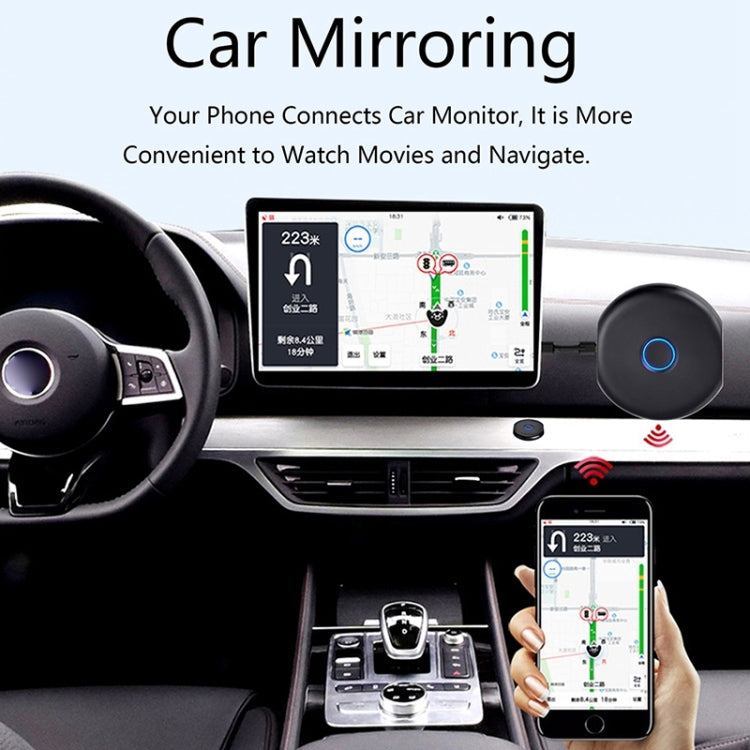 WeCast C39A Wireless 2.4GHz WiFi Display Dongle Receiver Airplay Miracast DLNA 1080P HD TV Stick, RK3036 Dual Core Cortex A7 up to 1.0GHz(Black)