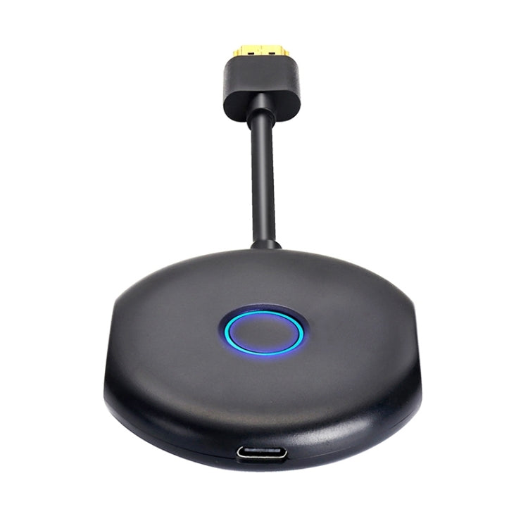 WeCast C39BK 4K Dual-Band 5GHz & 2.4GHz WiFi Display Dongle Receiver Airplay Miracast DLNA 4K UHD TV Stick, RK3229 Quad-core Cortex-A7 up to 1.5GHz (Black)