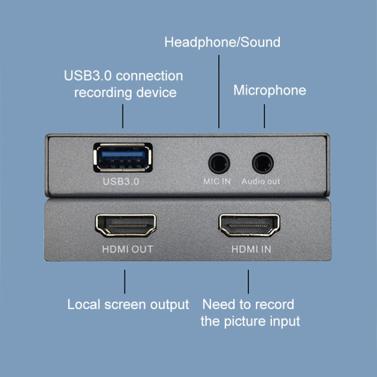 EC291 HDMI USB 3.0 4K HD Video Capture