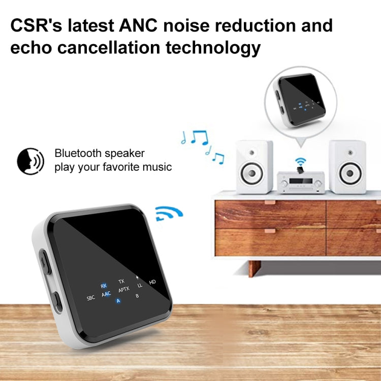 B29 2 in 1 Bluetooth 5.0 Audio Adapter Transmitter Receiver, Support AUX