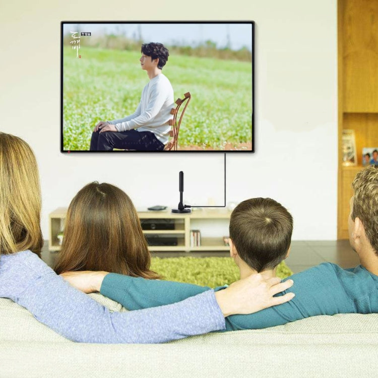 TY27 50 Miles Range 25dBi High Gain Amplified Digital HDTV Indoor TV Antenna with 5m Coaxial Cable