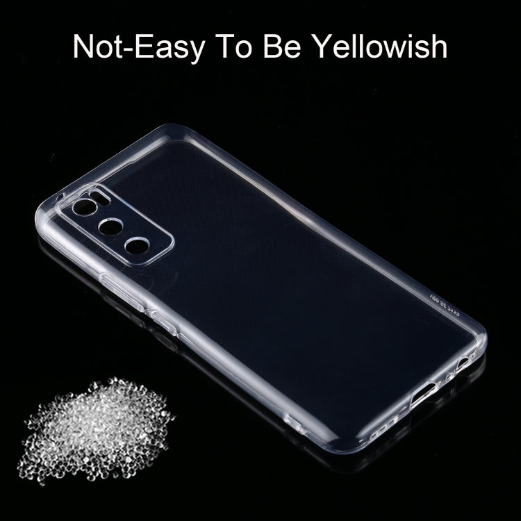 For Vivo V20 SE 0.75mm Ultra-thin Transparent TPU Soft Protective Case