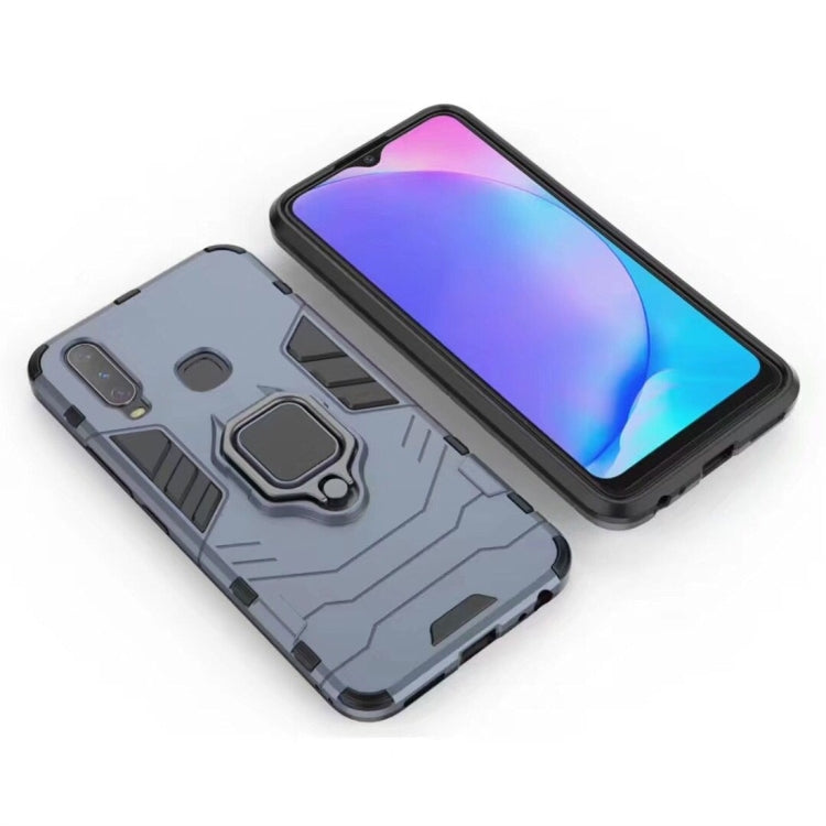 PC + TPU Shockproof Protective Case for Vivo Y17, with Magnetic Ring Holder