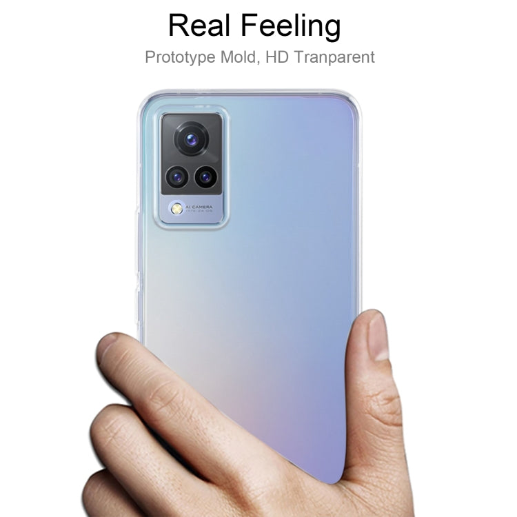 For vivo S9 0.75mm Ultra-thin Transparent TPU Soft Protective Case (Transparent)