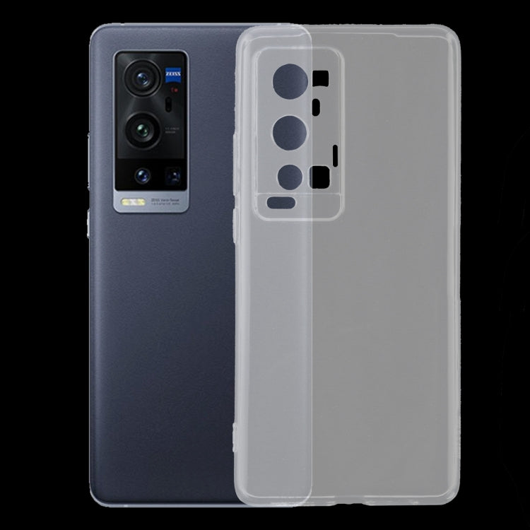 For vivo X60 Pro+ 5G 0.75mm Ultra-thin Transparent TPU Soft Protective Case(Transparent)