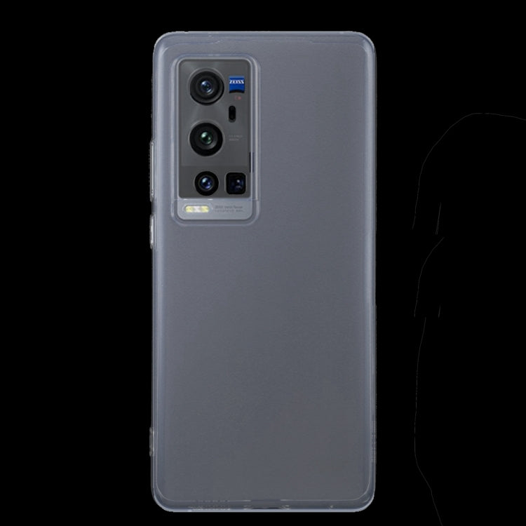 For vivo X60 Pro+ 5G 0.75mm Ultra-thin Transparent TPU Soft Protective Case(Transparent)
