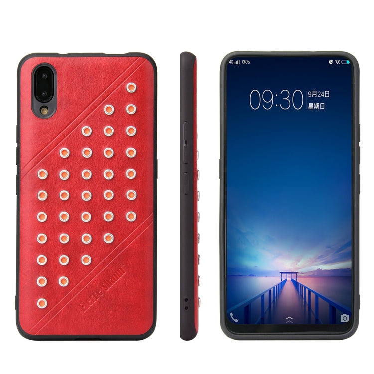 Star Series Retro Crazy Horse Texture PU Leather Case for Vivo NEX S (Red)
