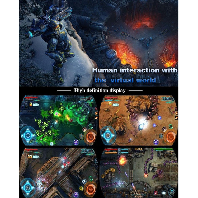 G200 5 inch Android 5.1 Cortex A7 Quad Core 1.3GHz 1+8GB 3D VR Virtual Reality Headset Mobile Private Cinema Glasses Helmet for Gaming, Movie, Support WiFi, Bluetooth, TF Card