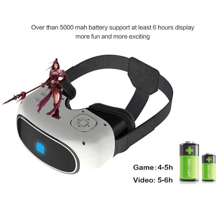 G200 5 inch Android 5.1 Cortex A7 Quad Core 1.3GHz 1+8GB 3D VR Virtual Reality Headset Mobile Private Cinema Glasses Helmet for Gaming, Movie, Support WiFi, Bluetooth, TF Card