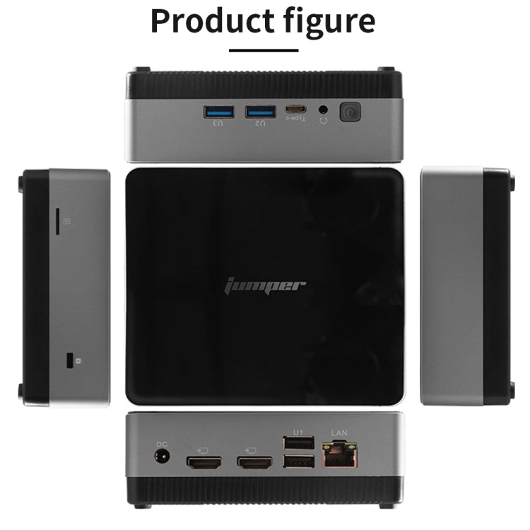 Jumper EZBox i3 Mini PC, Intel Broadwell i3-5005U Processor Dual Core 2.0GHz, RAM: 8GB, ROM: 128GB, Support Dual HDMI
