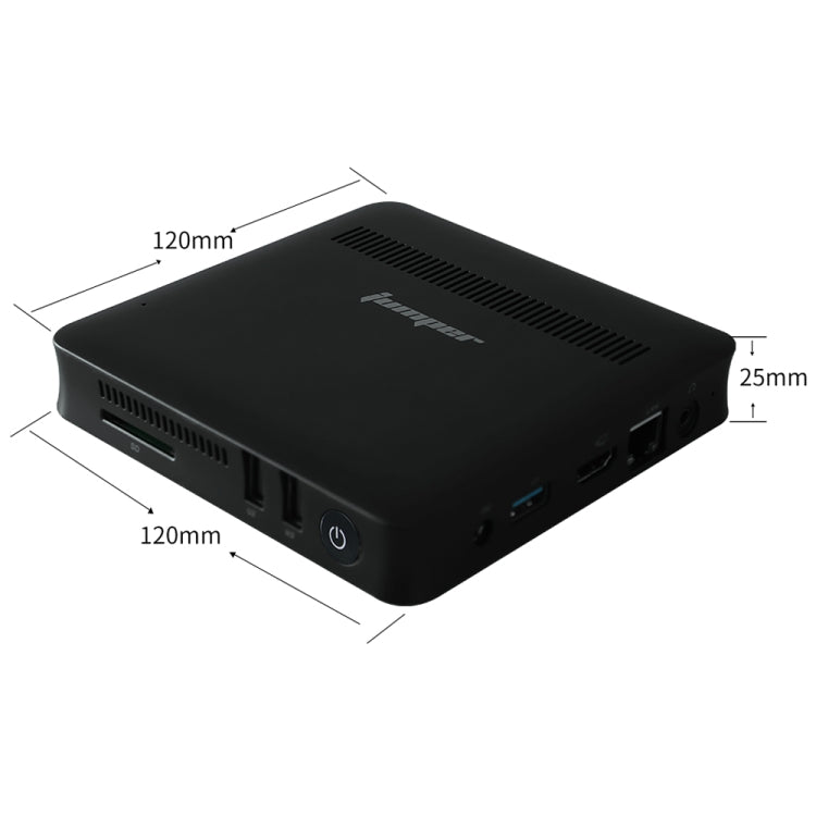 Jumper EZBox Z8 Mini PC, Intel Atom X5-Z8350 Processor Quad Core up to 1.92GHz, RAM: 2GB, ROM: 32GB, Support HDMI / VGA