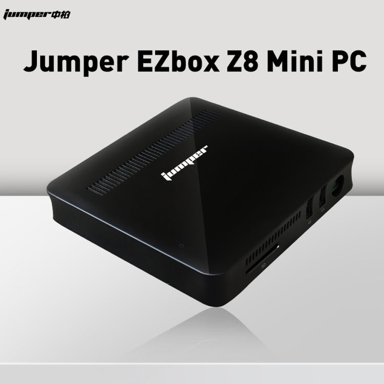 Jumper EZBox Z8 Mini PC, Intel Atom X5-Z8350 Processor Quad Core up to 1.92GHz, RAM: 2GB, ROM: 32GB, Support HDMI / VGA
