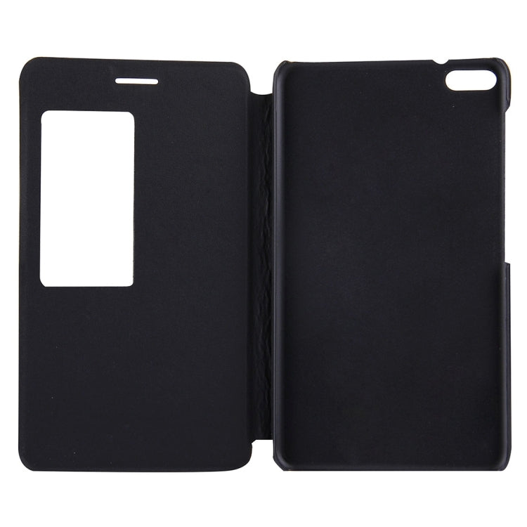 For Huawei MediaPad M2 Youth Version 7.0 Litchi Texture Horizontal Flip Leather Case with Holder & Smart Window