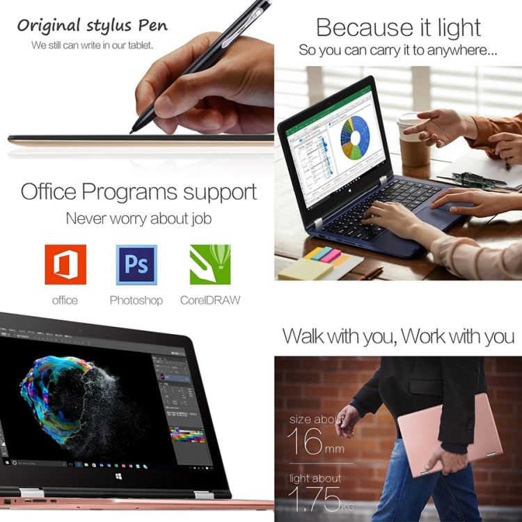 VOYO VBOOK V3 Pro Tablet PC, 13.3 inch, 8GB+128GB SSD, 2 in 1 Tablet + Keyboard, 12000mAh Battery, Windows 10 Intel Apollo Lake N3450 Quad Core, Support 360 Degree Turning & TF Card & Bluetooth & WiFi, EU Plug / US Plug