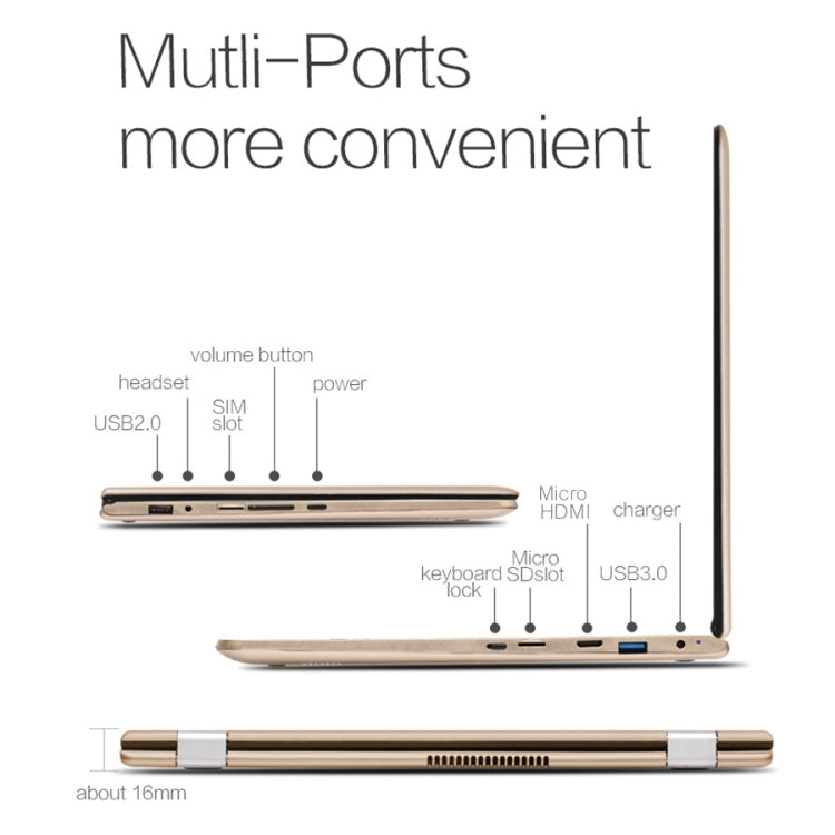 VOYO VBOOK V3 Pro Tablet PC, 13.3 inch, 8GB+128GB SSD, 2 in 1 Tablet + Keyboard, 12000mAh Battery, Windows 10 Intel Apollo Lake N3450 Quad Core, Support 360 Degree Turning & TF Card & Bluetooth & WiFi, EU Plug / US Plug