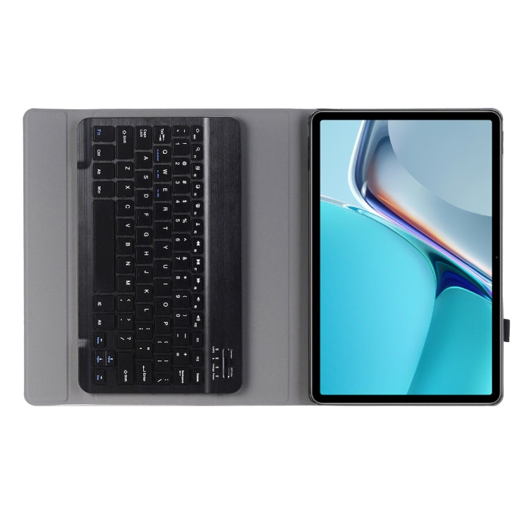 AW11 Detachable Lambskin Texture Ultra-thin TPU Bluetooth Keyboard Leather Tablet Case with Stand For Huawei MatePad 11 2021