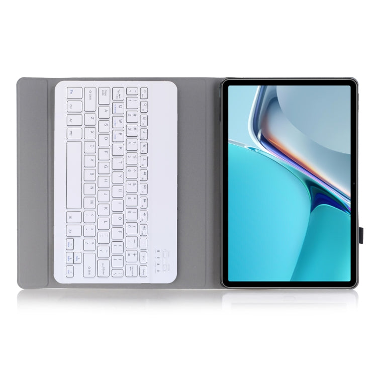 AW11 Detachable Lambskin Texture Ultra-thin TPU Bluetooth Keyboard Leather Tablet Case with Stand For Huawei MatePad 11 2021