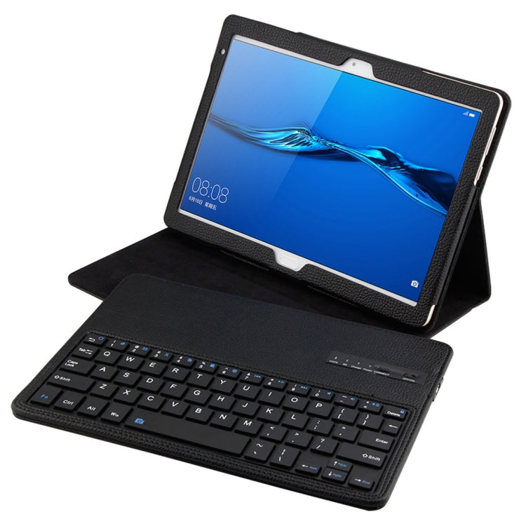 SA104 for Huawei M3 Tablet 10.1 inch ABS Litchi Texture Horizontal Flip Tablet Case + Bluetooth Keyboard