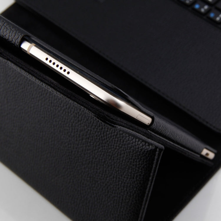 SA104 for Huawei M3 Tablet 10.1 inch ABS Litchi Texture Horizontal Flip Tablet Case + Bluetooth Keyboard