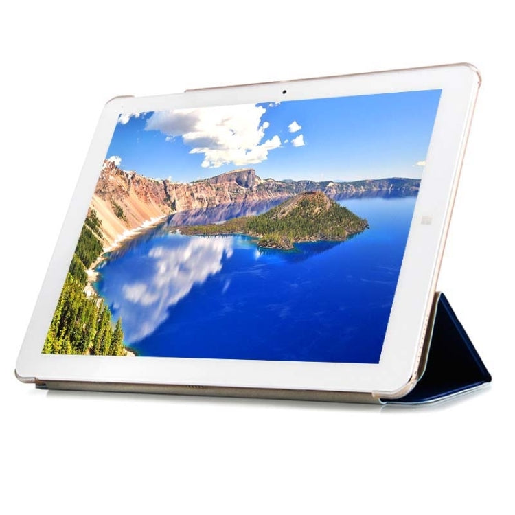 For CHUWI Hi12 Tablet Frosted Texture Horizontal Flip Solid Color Leather Case with Three-folding Holder