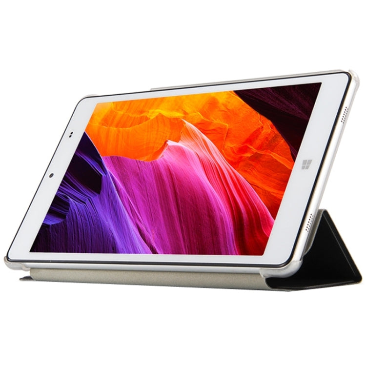 For Teclast X80 Power Dual OS Tablet(WMC0011) Frosted Texture Horizontal Flip Leather Case with Three-folding Holder