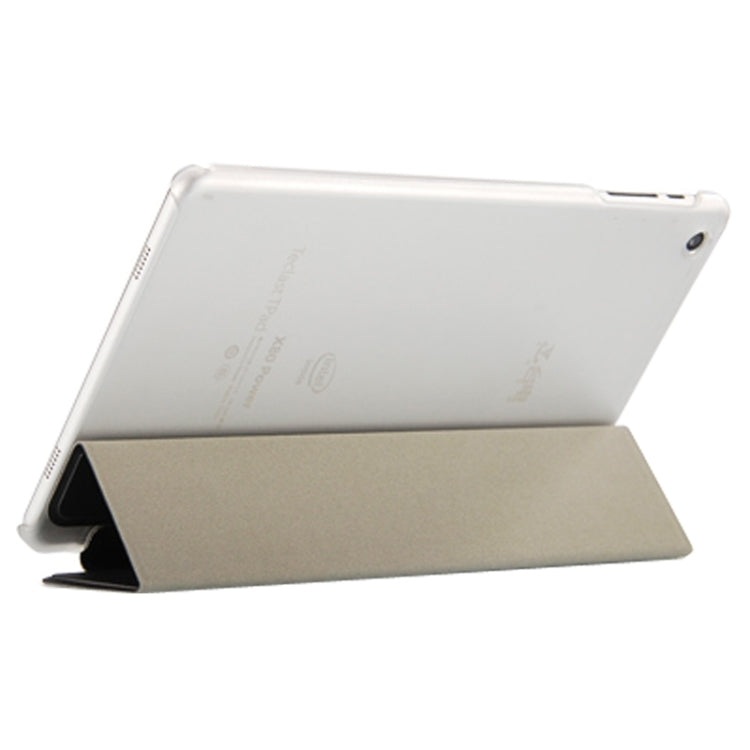 For Teclast X80 Power Dual OS Tablet(WMC0011) Frosted Texture Horizontal Flip Leather Case with Three-folding Holder