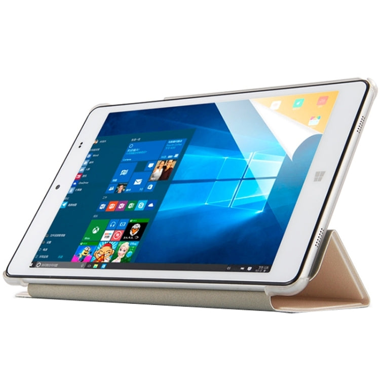 For Teclast X80 Power Dual OS Tablet(WMC0011) Frosted Texture Horizontal Flip Leather Case with Three-folding Holder