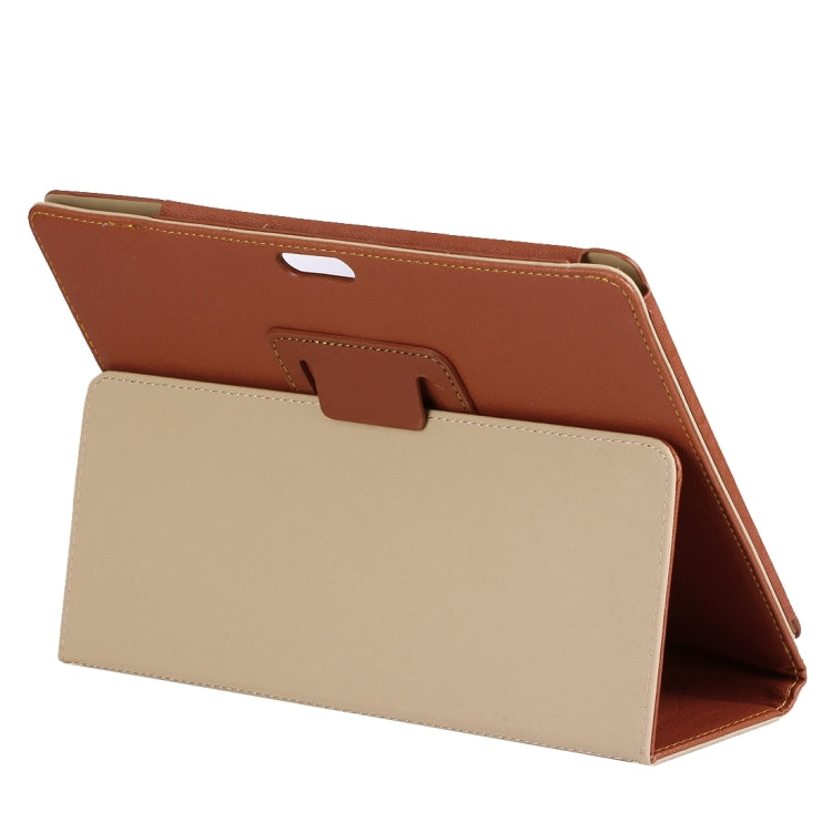 For ONDA V96 Octa-core / V96 3G Calling Tablet(WMC0006/WMC0667J) Horizontal Flip Leather Case with Holder(Brown)
