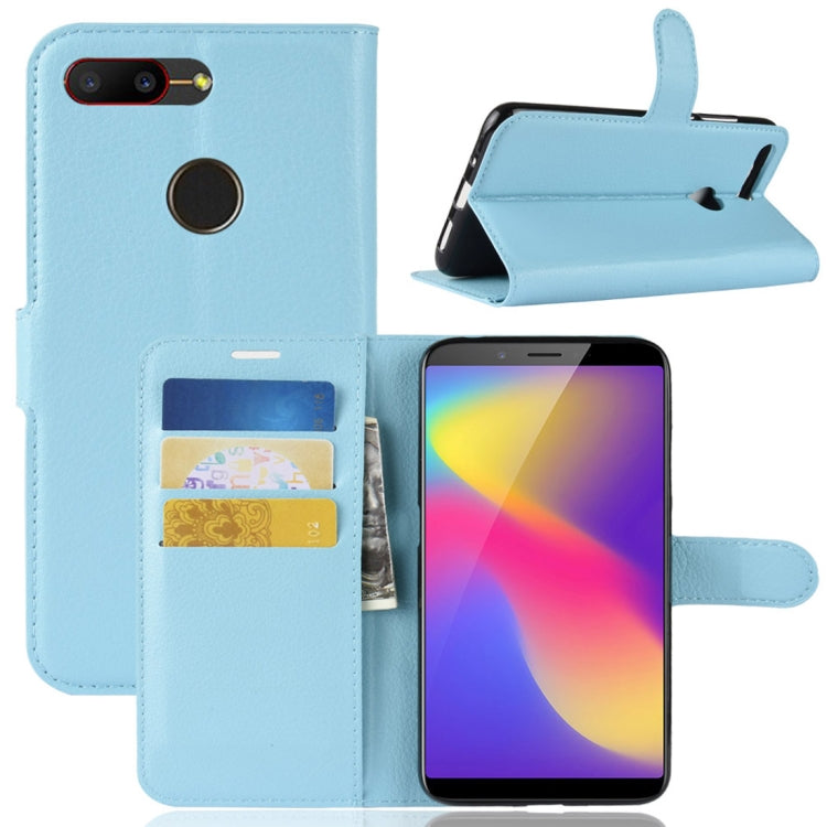 Litchi Texture Horizontal Flip Leather Case for ZTE Nubia V18 & N3 , with Wallet & Holder & Card Slots