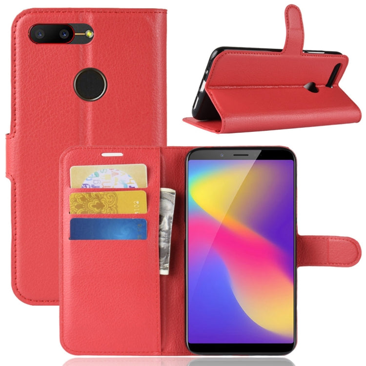 Litchi Texture Horizontal Flip Leather Case for ZTE Nubia V18 & N3 , with Wallet & Holder & Card Slots
