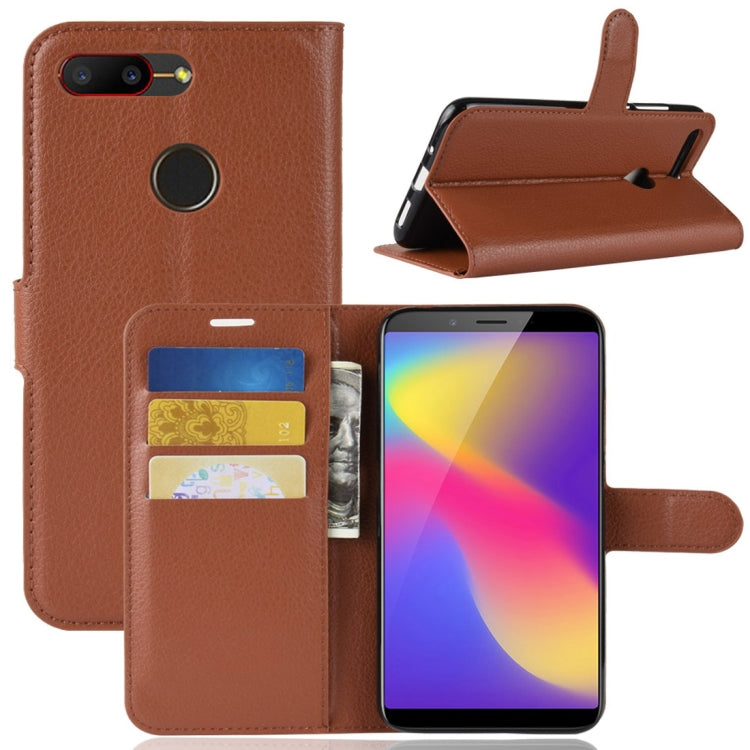 Litchi Texture Horizontal Flip Leather Case for ZTE Nubia V18 & N3 , with Wallet & Holder & Card Slots