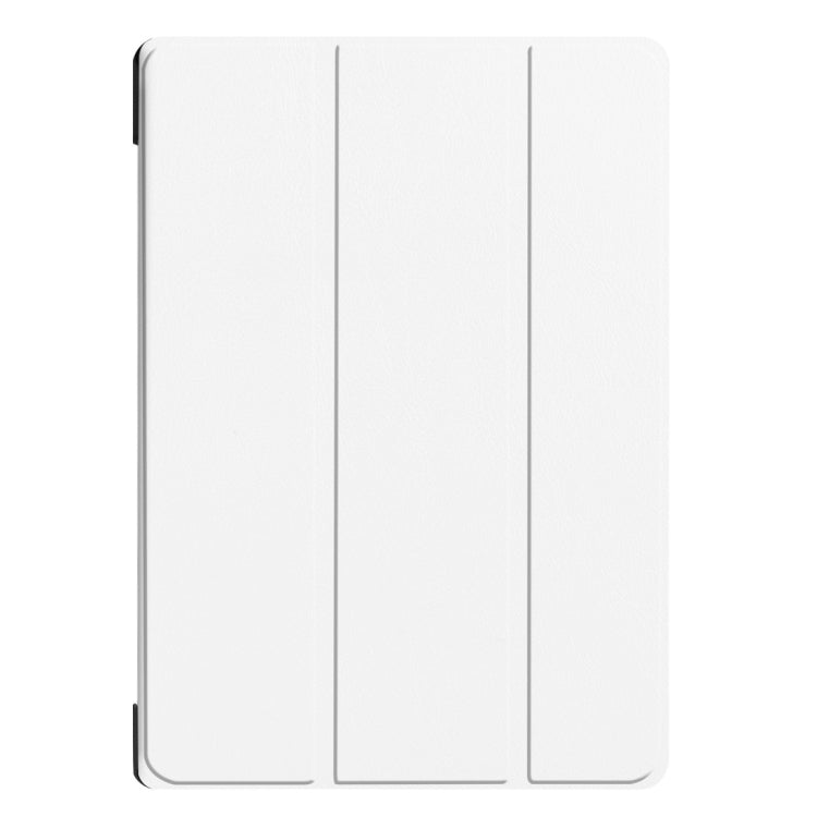 Custer Texture Horizontal Flip PU Leather Case for Lenovo Tab E10 X104, with Three-folding Holder