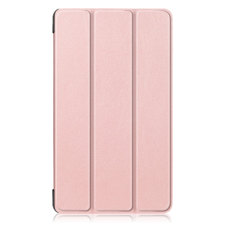 Custer Texture Horizontal Deformation Flip Leather Case for Huawei Honor Waterplay 8 inch with Three-folding Holder