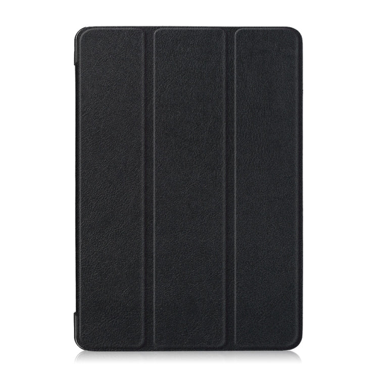 3-folding Custer Texture Deformation Flip Leather Case for Lenovo Tab M10 TB-X605F / X505F